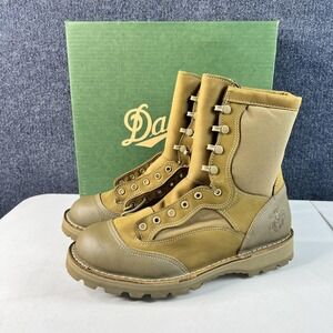 Danner USMC RAT Hot Weather Boots Mens Size 10.5 Coyote Tan Vibram Combat 15670X